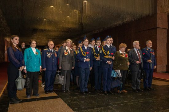 Встреча с узниками Освенцима на Поклонной горе