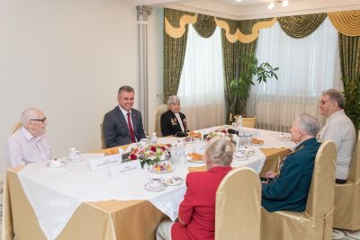 Президент Приднестровской Молдавской Республики поблагодарил ветеранов