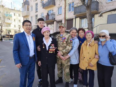Поздравление ветеранов ВОВ